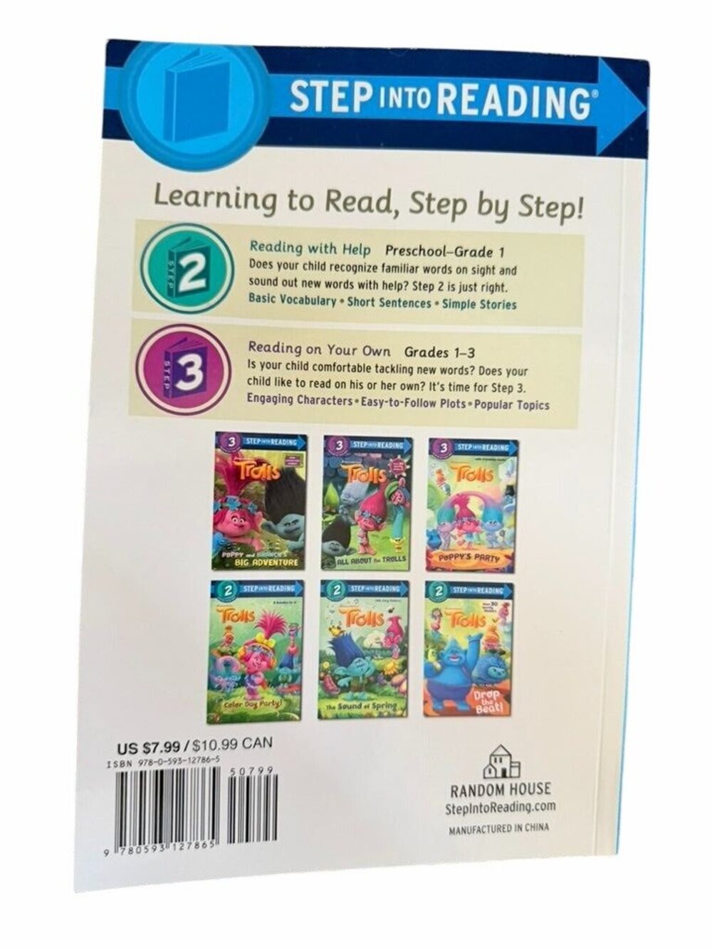 DreamWorks Trolls Step Into Reading Troll-Tastic Tales Book Set 6 Early Readers - Picture 2 of 2